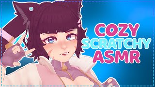 [ASMR] Catgirl Fabric Scratches & Tingles