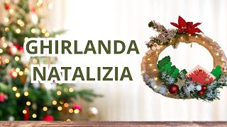 Ghirlanda  natalizia illuminata step by step🎄🎄🎄