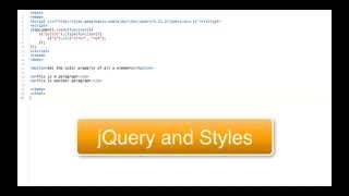 Using jQuery to Modify CSS Styles
