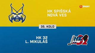 HK Spišská Nová Ves – HK 32 Liptovský Mikuláš 4:5 sn (HIGHLIGHTY)