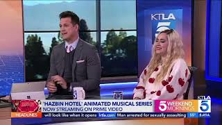 'Hazbin Hotel' show creator Vivienne Medrano visits KTLA Weekend Morning News