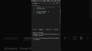 Insert in python
