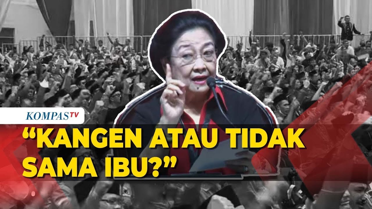 [FULL] Pidato Megawati Di HUT Ke 50 PDI P: Kangen Tidak Sama Ibu? - YouTube