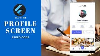 Flutter | ProfileScreen | SpeedCode