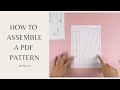 How to assemble a PDF pattern - NH Patterns