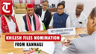 Lok Sabha election: Samajwadi Party chief Akhilesh Yadav files nomination from UP's Kannauj seat