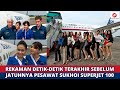 Rekaman detik-detik terakhir sebelum jatuhnya pesawat Sukhoi Superjet100 menabrak gunung salak!!!