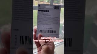 roblox gift card code 2022! #subscribe #fyp #roblox #2022 #giftcard #code