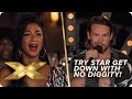 It goes DOWN when Try Star perform 'No Diggity' | X Factor: Celebrity