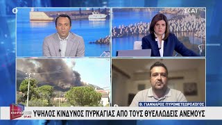 Υψηλός κίνδυνος πυρκαγιάς από τους θυελλώδεις ανέμους - Ο πυρομετεωρολόγος, Θ. Γιάνναρος, στον ΣΚΑΪ