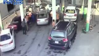 Man Crushed To Death Between Car And Minivan