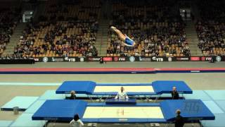 PARIS Laura (FRA) - 2015 Trampoline Worlds - Qualification TR Routine 2