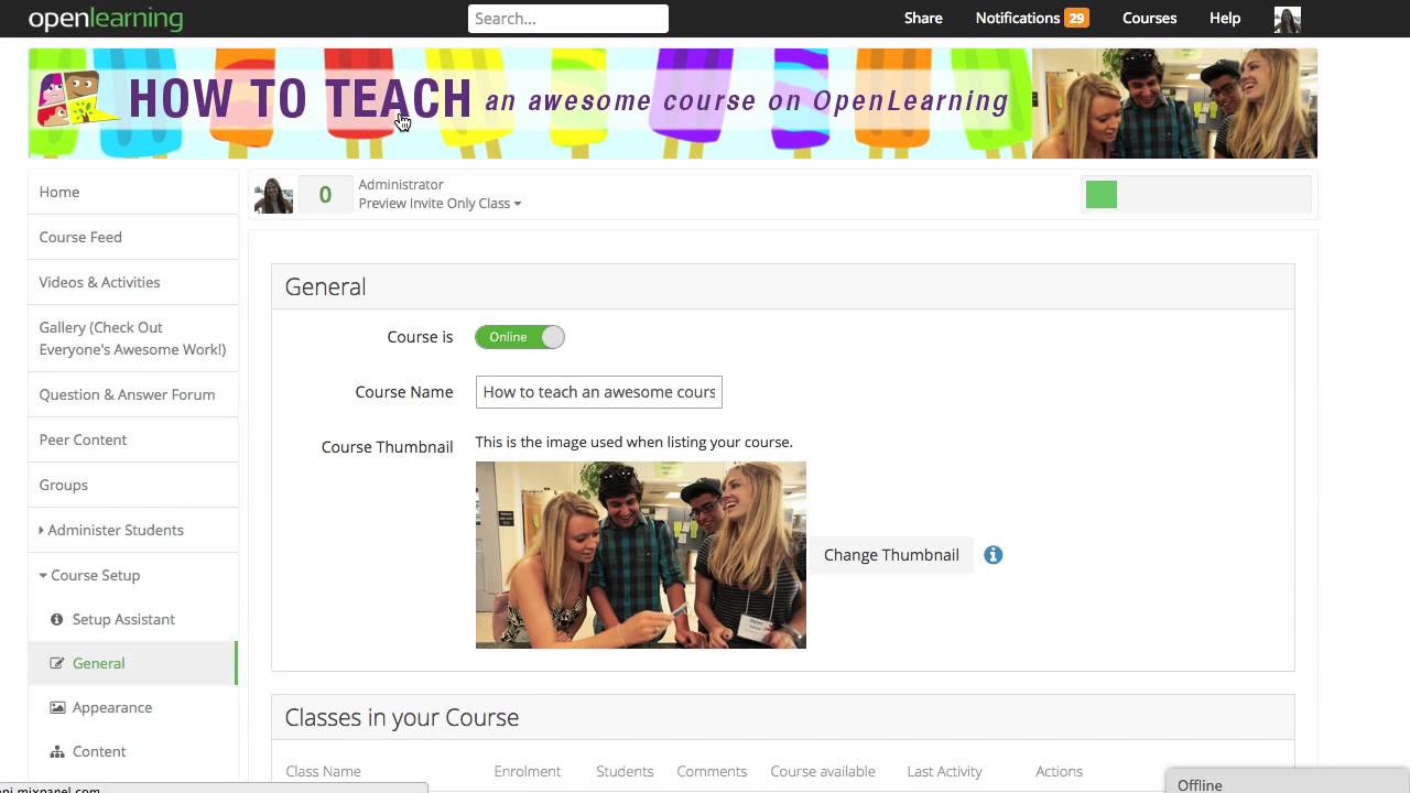 How To Add A New Class In Openlearning Youtube