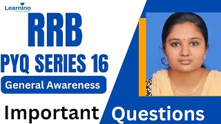 RRB, GK - PYQ SERIES PYQ 16, NTPC, JE, ALP, GROUP D#exam #rrb