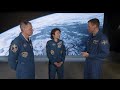 sweden’s three astronauts talk space