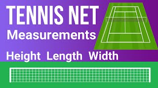 tennis net measurements / tennis net height / tennis net / tennis | sports information