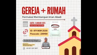 Gereja+Rumah Formula Membangun Iman Abadi/Ev. Daniel Iroth, M. Div