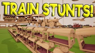 LONGEST TOY TRAIN STACKING STUNT & TRAIN YARD! - Tracks - The Train Set Game Gameplay - Toy Trains