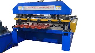 【ZHONGTUO】Single layer metal roofing sheet machine for Mexcio 1220mm coil width and 914 adjustable