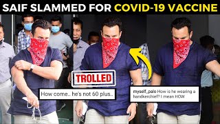 Saif Ali Khan SLAMMED by trolls for getting COVID-19 vaccination; netizens question his AGE