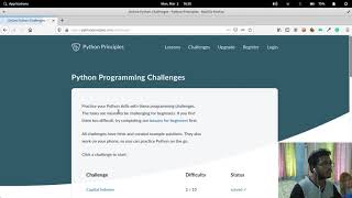 Python Principles Challenge Solving : PART 1