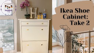 Ikea Hemnes Shoe Cabinet | Entryway Make Over