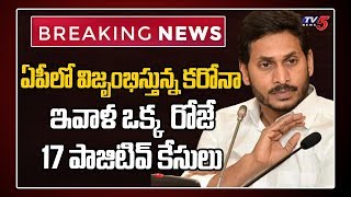 ఏపీలో విజృంభిస్తున్న కరోనా : ఇవాళ ఒక్క  రోజే 17 పాజిటివ్ కేసులు |  Live Updates From AP | TV5 News