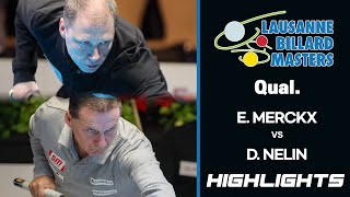 [Lausanne Billard Masters 2021] Qualification - Eddy MERCKX (BEL) vs Dion NELIN (DEN). H/L