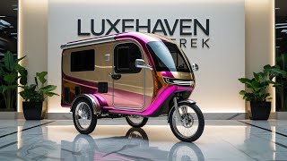 2025 LuxeHaven Trek Camper Tricycle: The Ultimate Eco-Friendly Adventure Gear