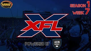 MWG -- Axis Football 17 -- XFL Reborn -- S1 W7