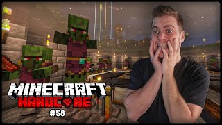 BETÖRTEK A ZOMBIK🤕| MINECRAFT: HARDCORE - 58. rész