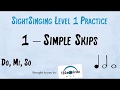 Level 1 Sight Singing Practice 1