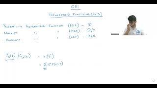 Generating Functions (Ch 3) | CS1 | CS2 | CM2