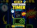 Python Countdown Timer in 30 Seconds ⏰ #pythonforbeginners #python #coding
