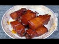 how to make home style red braised pork belly chinese food