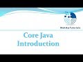 Core Java 01- Introduction To Java