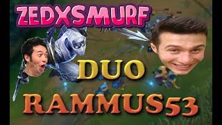 Zedxsmurf - duo/Rammus53 FUNNY MONTAGE (Telif yediği için tekrar yükledim)