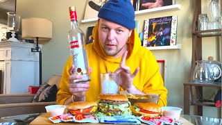 🍔MCDONALDS🍟 HAIR OF THE DOG 🥃HANGOVER EXTRAVAGANZA MUKBANG 먹방