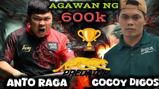 HILL HILL MATCH! AGAWAN NG 600K!🎱💸 ANTON RAGA 🆚 COCOY DIGOS | PAPASOK NG TOP-16 | RACE-9