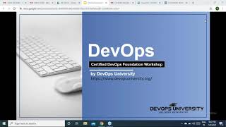 Certified DevOps Foundation Workshop - Kickoff Meeting | DevOps University