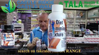 Mi diet slimming mixture and capsules. Afrikaans. Mega range Mega affordable.