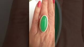 Chrysoprase Ring