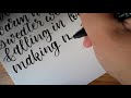 tombow fudenosuke calligraphy brush pen practice fun simple brush pen practice