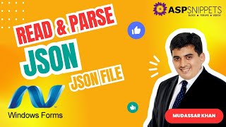 Read JSON data from JSON file in Windows Forms
