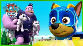 Mighty Pups VS. Mega Mayor Humdinger! - PAW Patrol - Cartoons for Kids Compilation