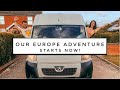 EUROTUNNEL IN A HEATWAVE! Our vanlife adventure in Europe starts now! #1