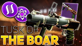 Tusk of the Boar God Roll (First EVER Strand Wave Frame) | Destiny 2 Into The Light