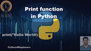 Print function in Python [P07] #print #output