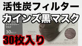 カインズ「活性炭フィルター黒い箱マスク」思わず購入！