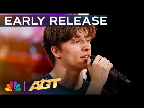 Early Release: Alex Sampson Sings Original Song, "Pretty Baby" Auditions AGT 2024